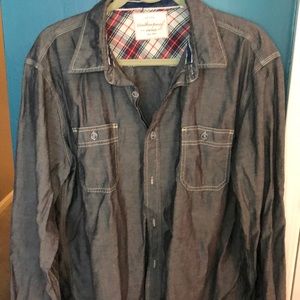 Men’s charcoal cotton shirt